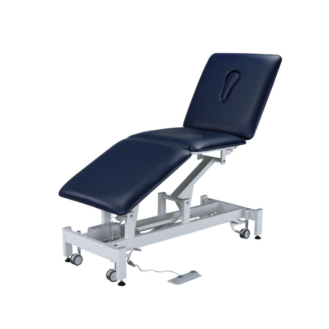 EC Series 3 Section Electric Exam Couch – 3 Section with Breath Hole