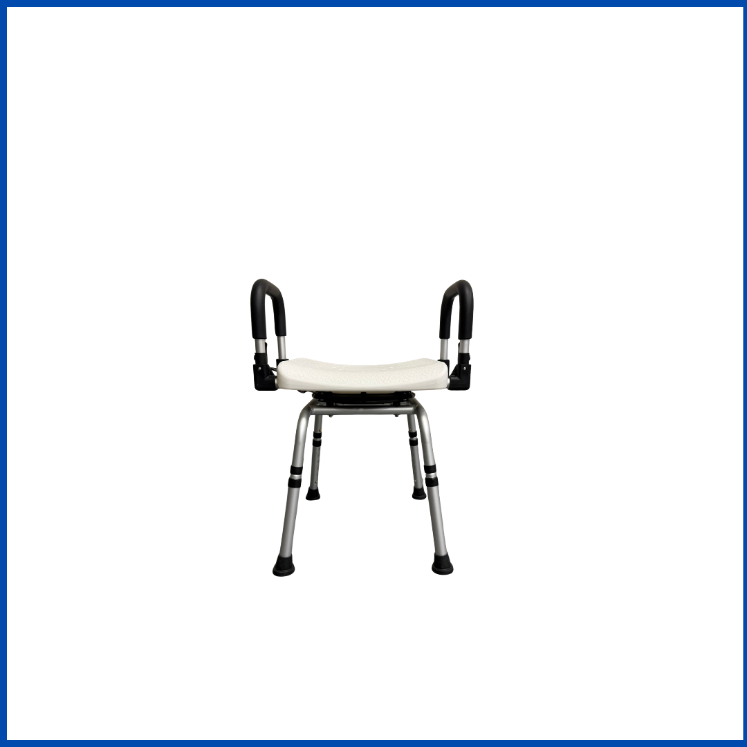 3 Plus Three Premium Bath Chair with 360° Swivel