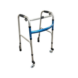 3 Plus Three All-in-one Walker with 1 button easy closure, 360-degree wheels, and dual brake system