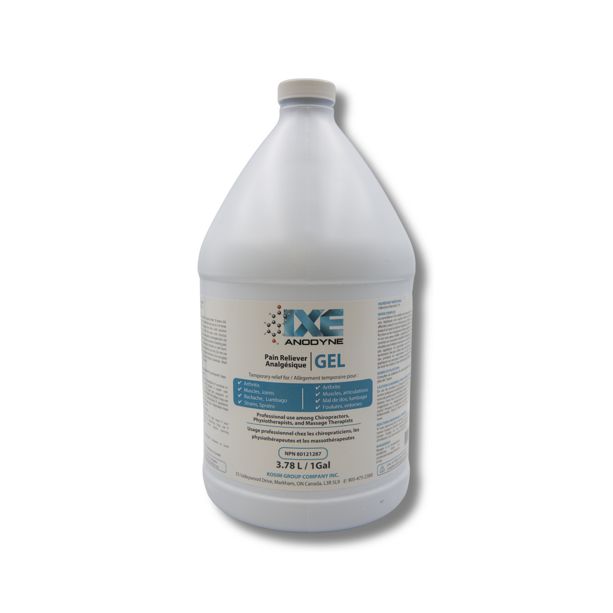 IXE Anodyne Pain Relief Gel - 1 Gallon Bottle (Original)