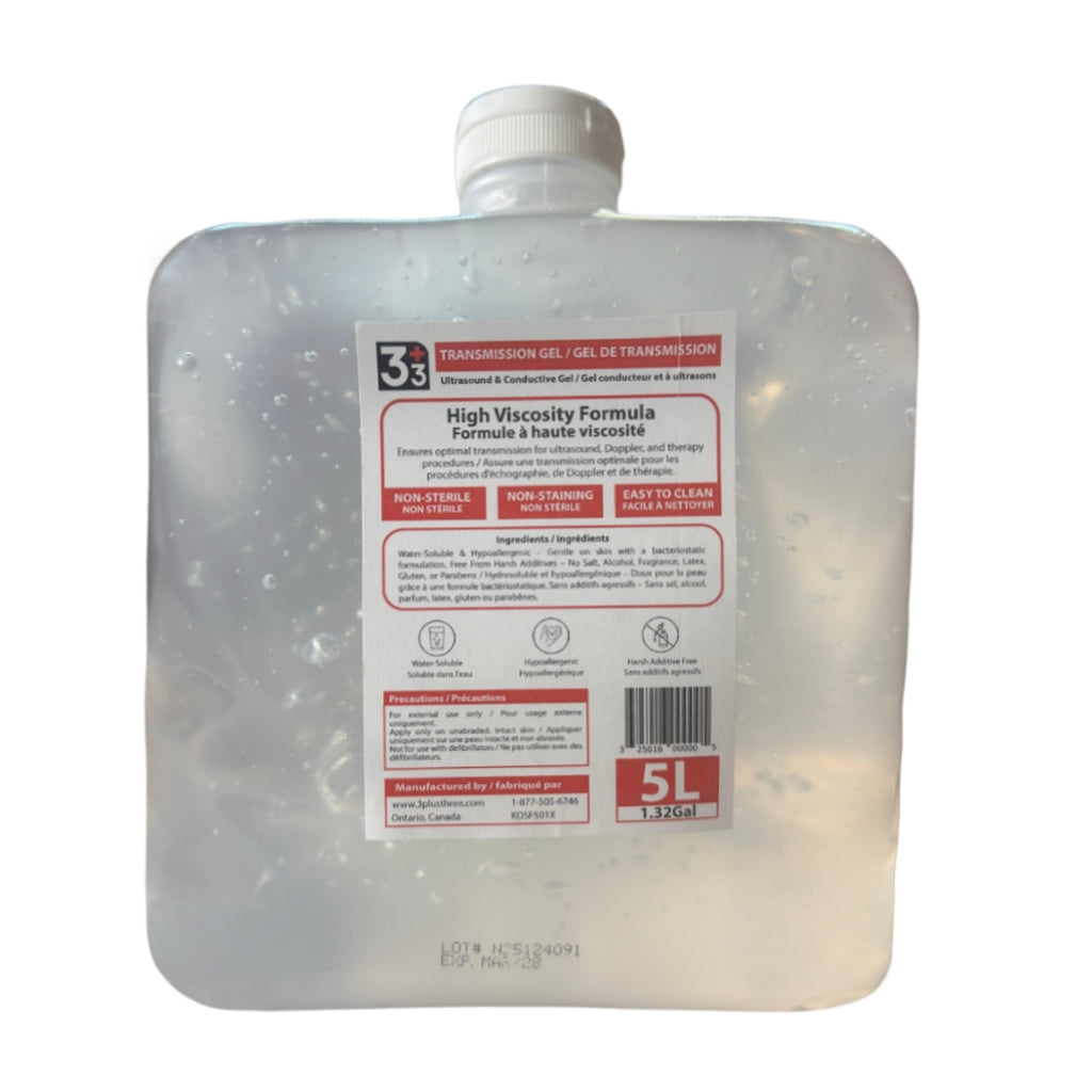 3PlusThree 2x5L High Viscosity Ultrasound Gel