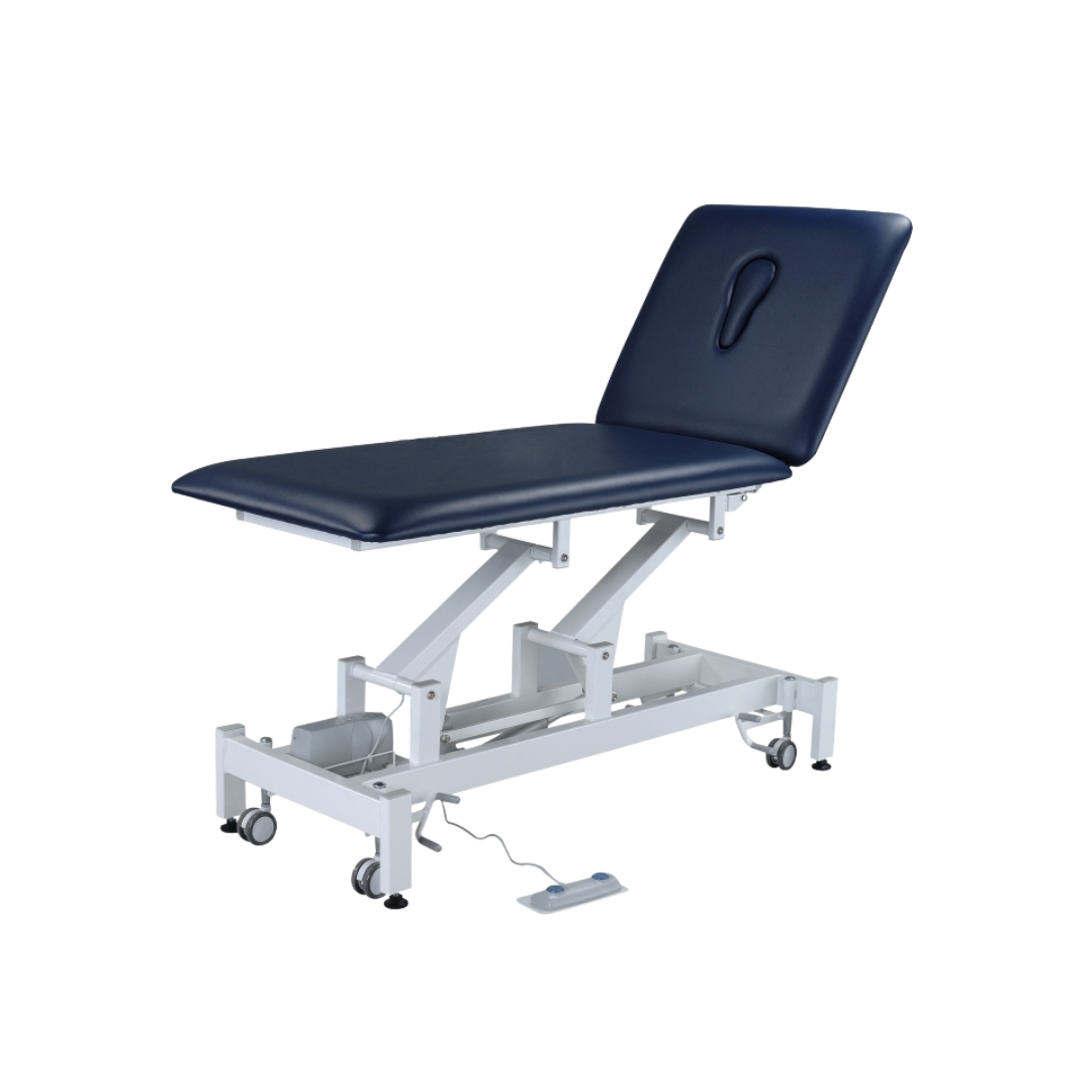 EC Series 2 Section Electric Exam Couch – 2 Section with Breath Hole